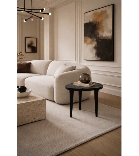 MaMaison stolik LAMINAR 49 czarny /       drewno