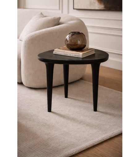 MaMaison stolik LAMINAR 49 czarny /       drewno