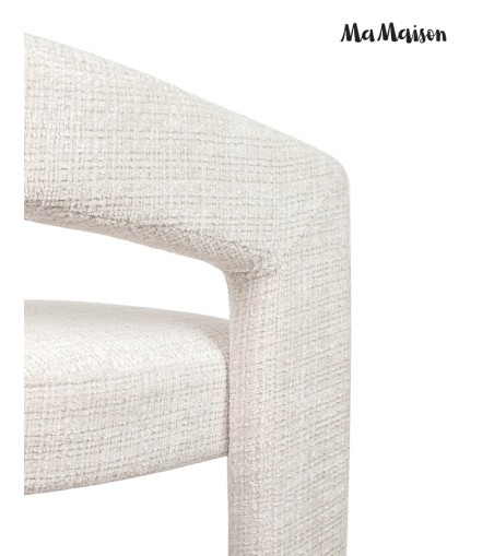 MaMaison krzesło barowe LOGAN białe