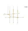 MOOSEE lampa wisząca MIKADO S złota