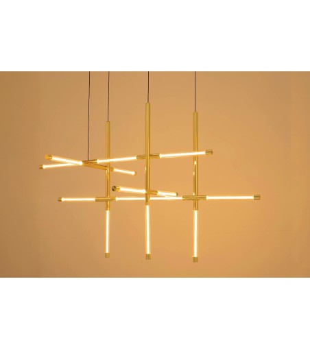 MOOSEE lampa wisząca MIKADO S złota