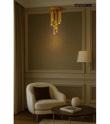 MOOSEE lampa sufitowa / plafon ORGANO 20  złota