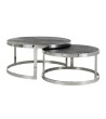 RICHMOND stolik kawowy BLACKBONE SILVER - zestaw