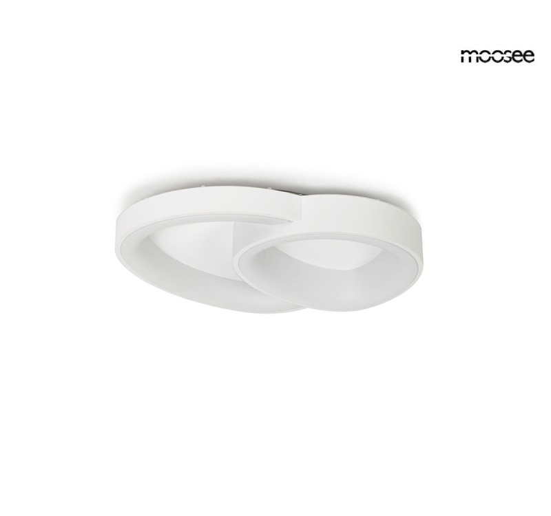 MOOSEE lampa sufitowa / plafon CELLS 2    biała