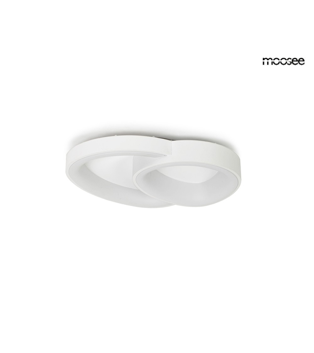 MOOSEE lampa sufitowa / plafon CELLS 2    biała