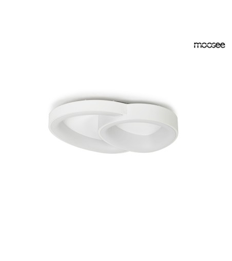 MOOSEE lampa sufitowa / plafon CELLS 2    biała