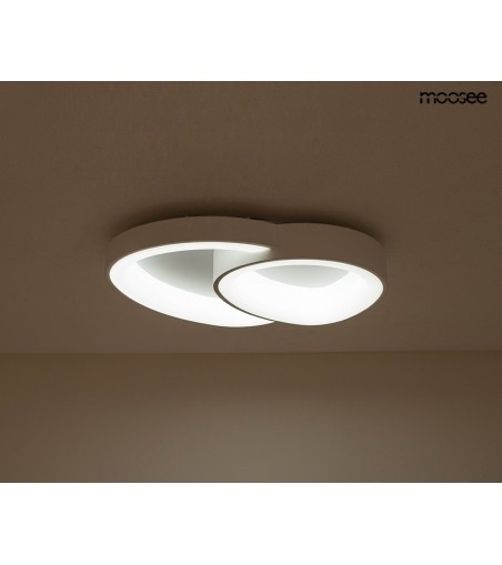 MOOSEE lampa sufitowa / plafon CELLS 2    biała