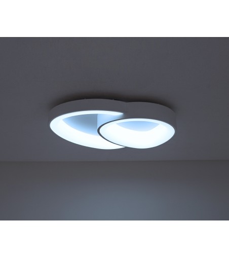 MOOSEE lampa sufitowa / plafon CELLS 2    biała