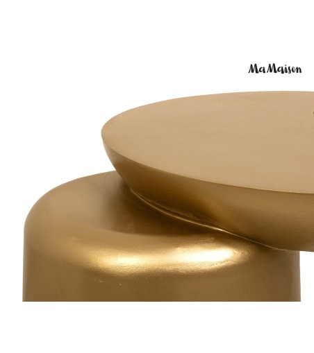 MaMaison stolik ELIAS 41 złoty / drewno