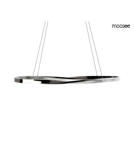MOOSEE lampa wisząca ANILLO 120 czarny    chrom