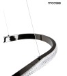 MOOSEE lampa wisząca ANILLO 120 czarny    chrom