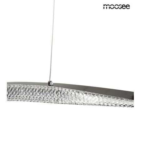 MOOSEE lampa wisząca ANILLO 120 czarny    chrom