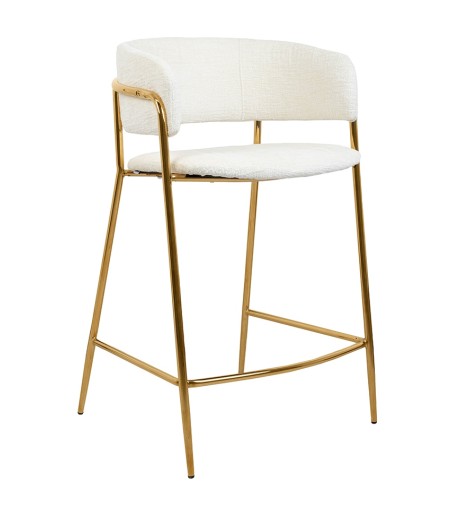 Krzesło barowe DELTA 65 białe