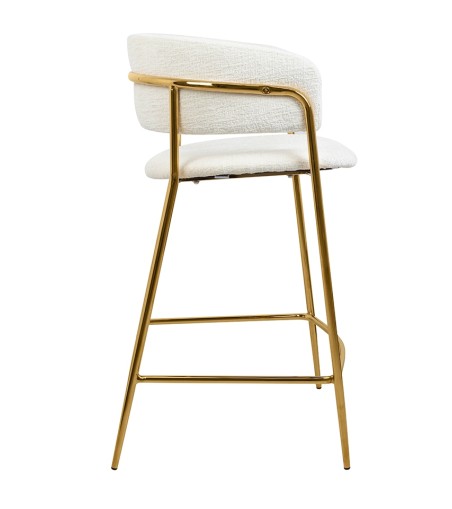 Krzesło barowe DELTA 65 białe