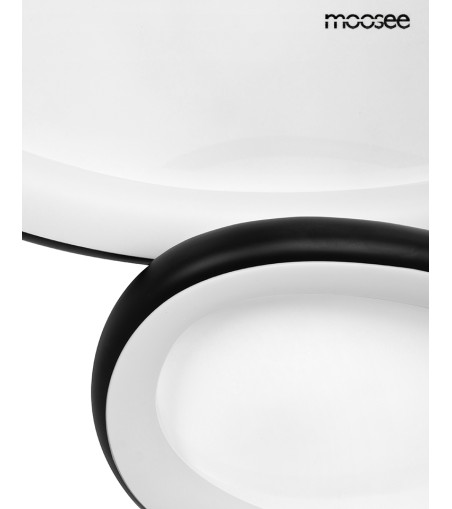 MOOSEE lampa sufitowa / plafon AREA 3     czarna