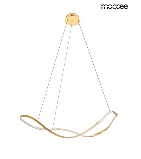 MOOSEE lampa wisząca WAVES 100 złota