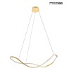 MOOSEE lampa wisząca WAVES 100 złota