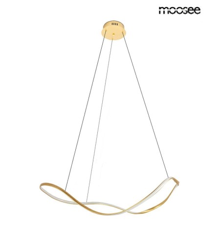 MOOSEE lampa wisząca WAVES 80 złota