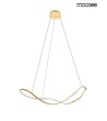 MOOSEE lampa wisząca WAVES 80 złota