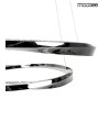 MOOSEE lampa wisząca ANILLO 2 czarny      chrom