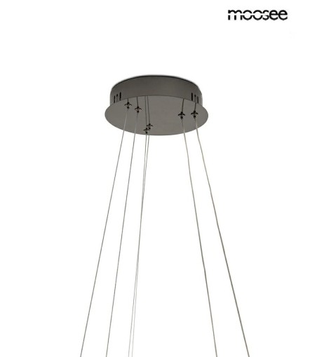 MOOSEE lampa wisząca ANILLO 2 czarny      chrom