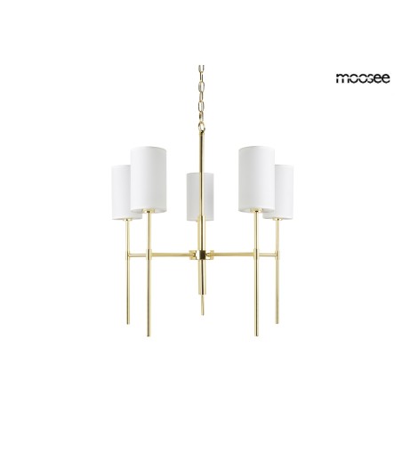 MOOSEE lampa wisząca IMPERIO 5 złota