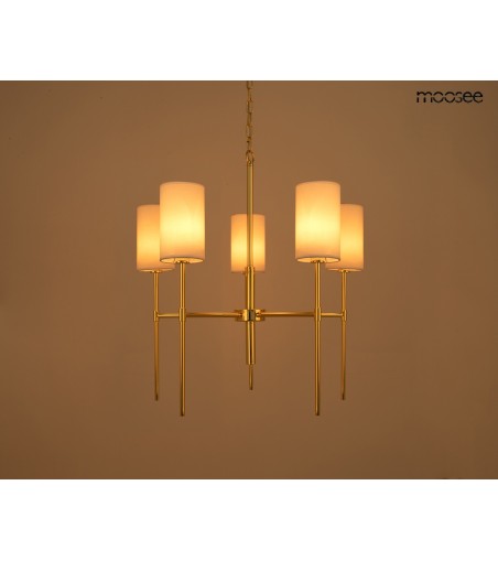 MOOSEE lampa wisząca IMPERIO 5 złota