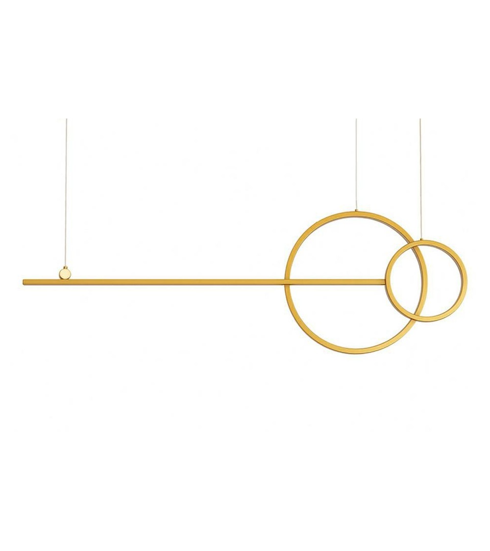 MOOSEE lampa wisząca RAGE złota