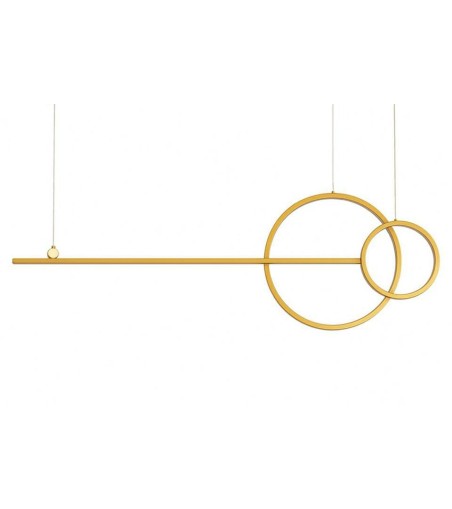 MOOSEE lampa wisząca RAGE złota