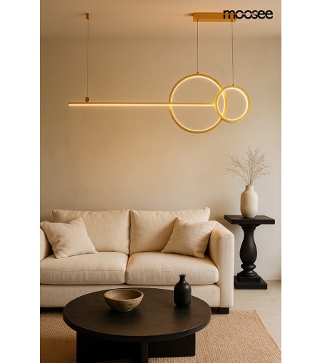 MOOSEE lampa wisząca RAGE złota