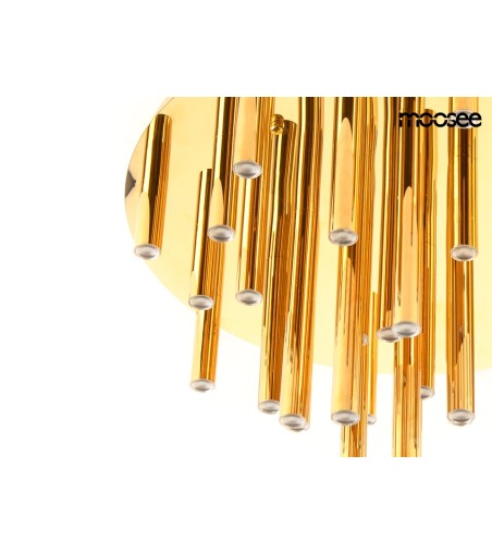 MOOSEE lampa sufitowa / plafon ORGANO 60  złota