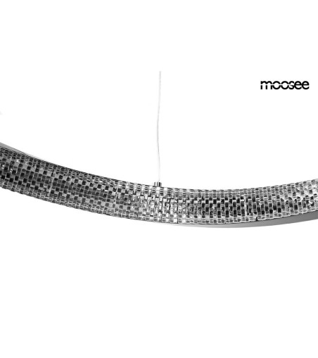 MOOSEE lampa wisząca ANILLO 80 czarny     chrom