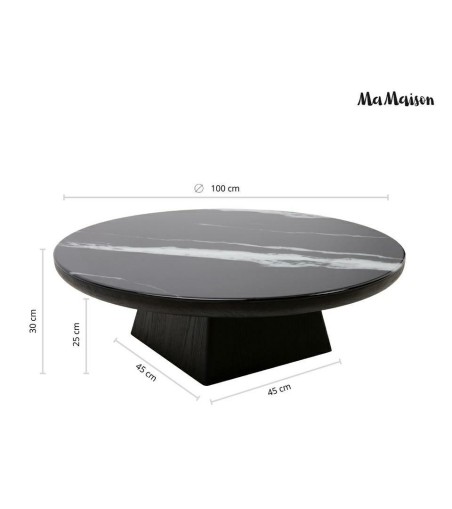 MaMaison stolik kawowy DOVER 100 czarny