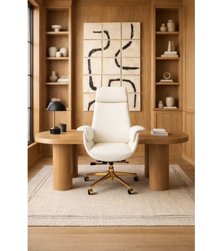 Fotel biurowy ADMIRAL beżowy