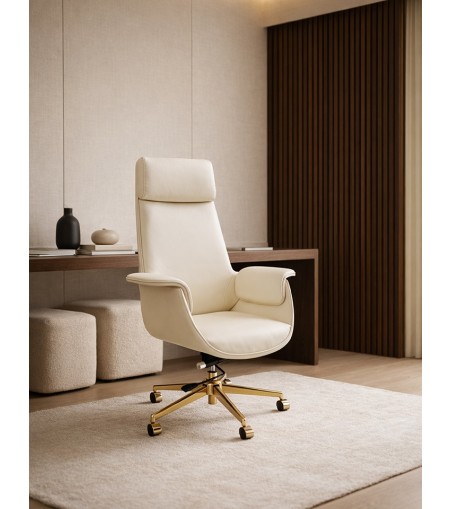 Fotel biurowy ADMIRAL beżowy