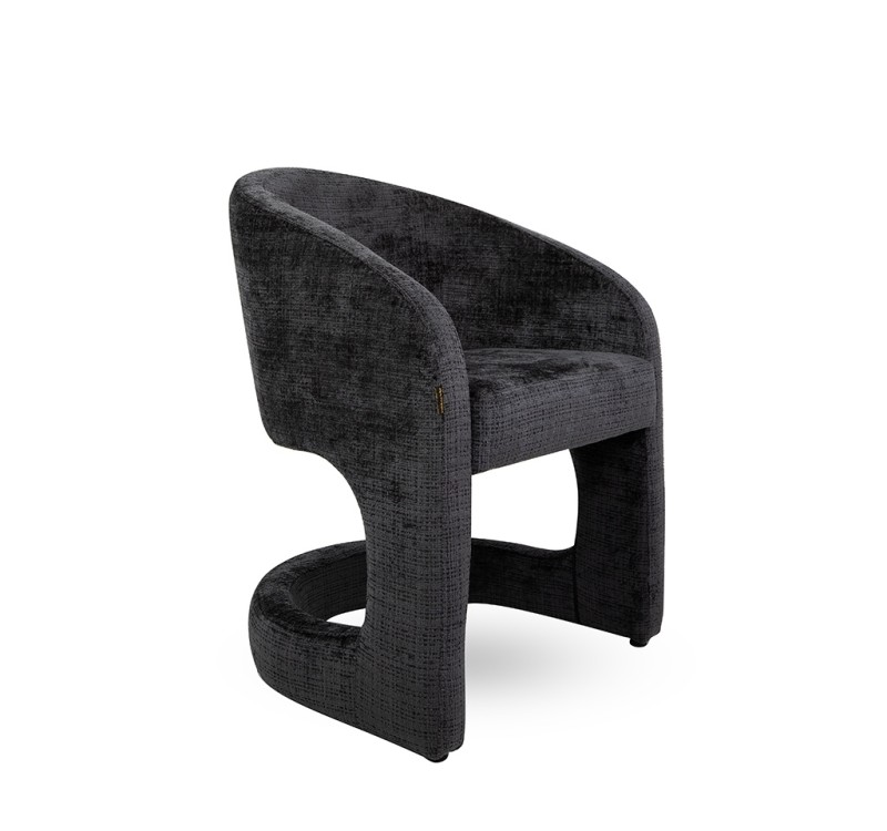 MaMaison krzesło SHELLY czarne