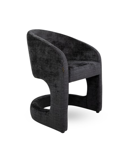 MaMaison krzesło SHELLY czarne