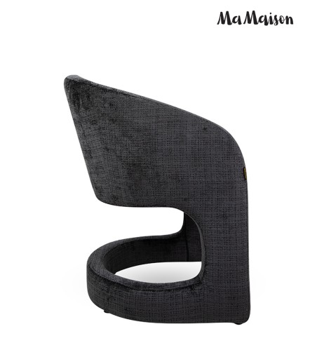 MaMaison krzesło SHELLY czarne