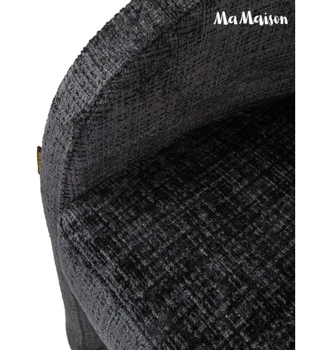 MaMaison krzesło SHELLY czarne