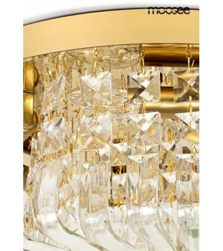 MOOSEE lampa sufitowa / plafon BALUNA 50  złota