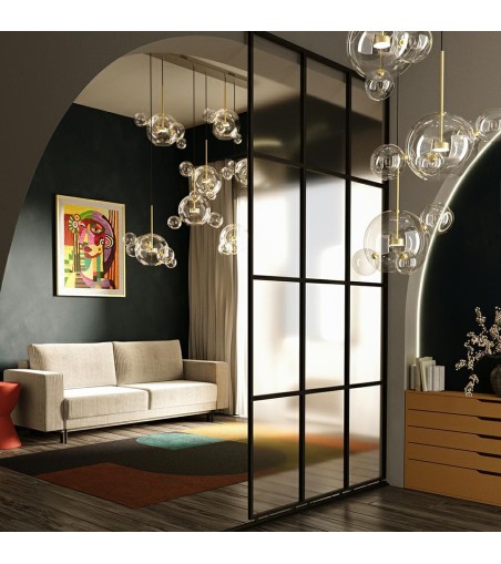 MOOSEE lampa wisząca CAPRI DISC 3 złota