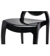 Krzesło ELIZABETH czarne - poliwęglan