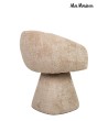 MaMaison krzesło obrotowe PEDRA beżowe