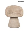 MaMaison krzesło obrotowe PEDRA beżowe