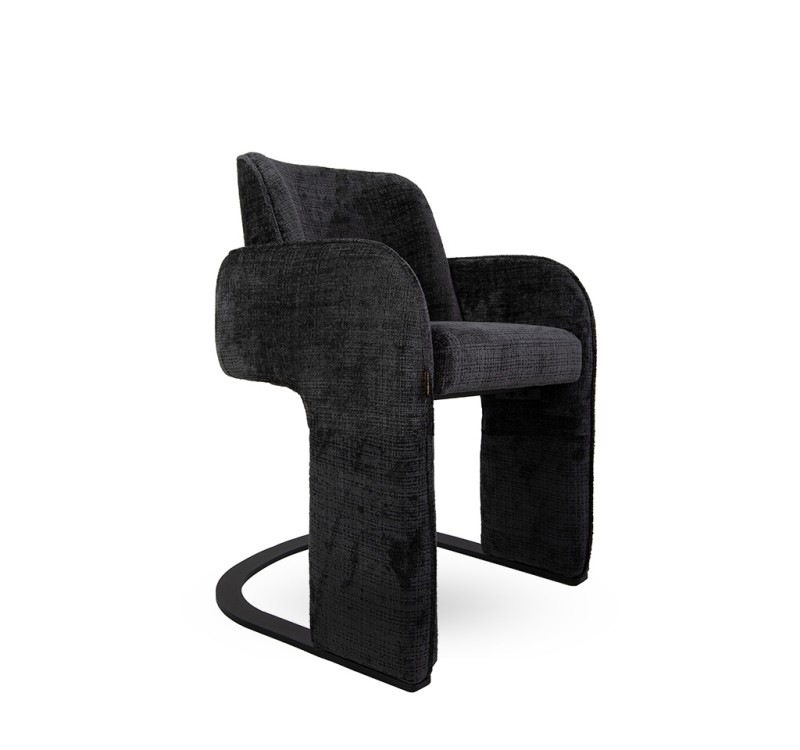 MaMaison krzesło BORA czarne