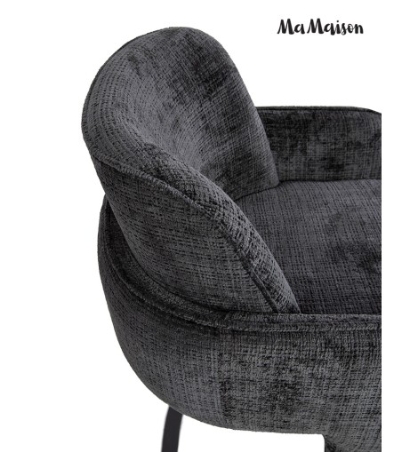 MaMaison krzesło BORA czarne