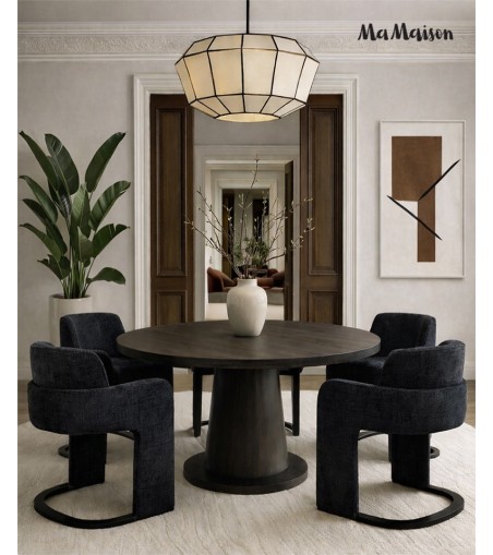 MaMaison krzesło BORA czarne