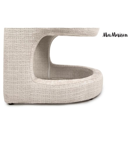 MaMaison krzesło SHELLY beżowe