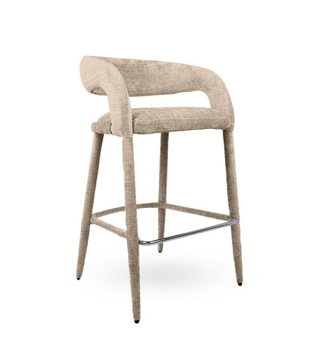 MaMaison krzesło barowe IRIS beżowe