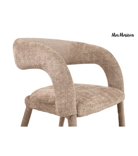 MaMaison krzesło barowe IRIS beżowe